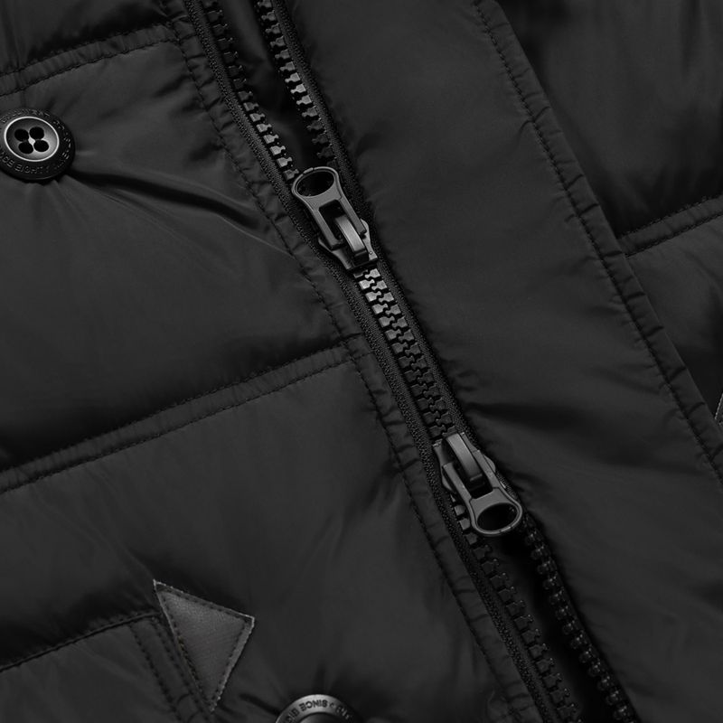 Moteriška žieminė striukė Pitbull Queenston Padded Hooded black 11