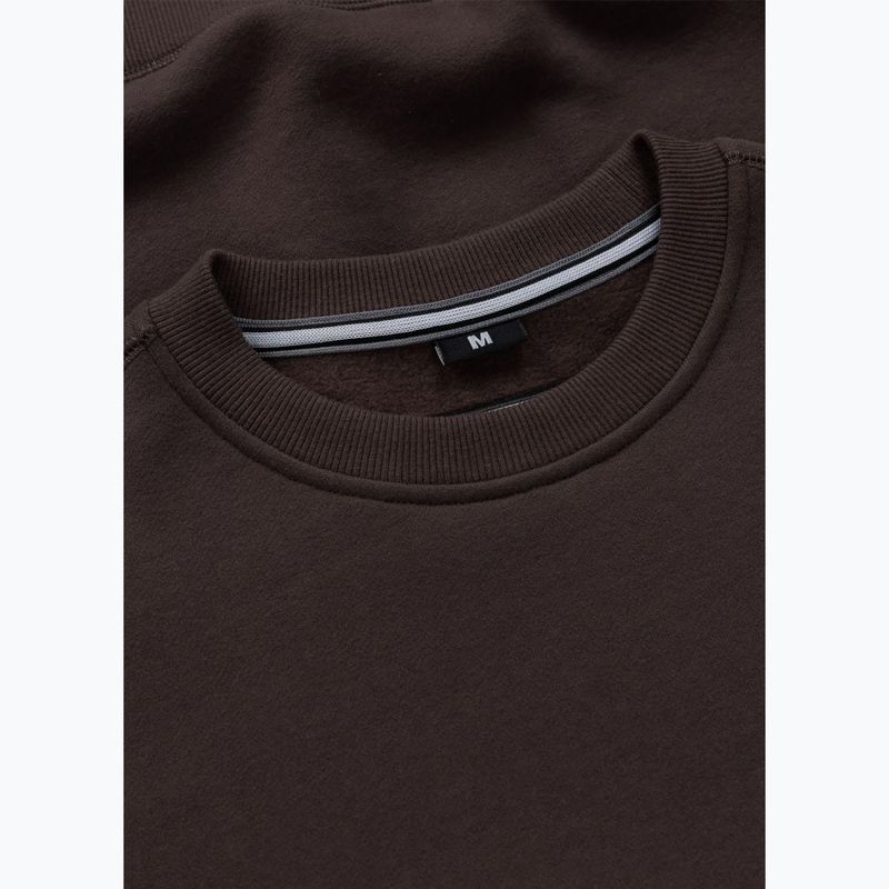 Vyriškas džemperis Pitbull Small Logo Crewneck dark chocolate 6