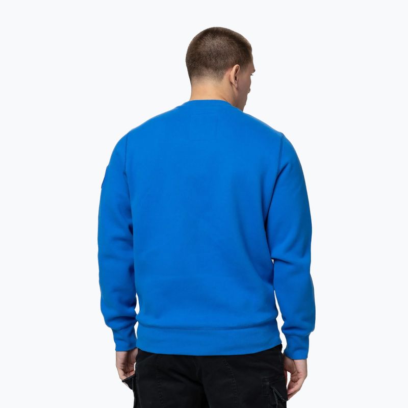 Vyriškas džemperis Pitbull Norton Crewneck azure blue 3