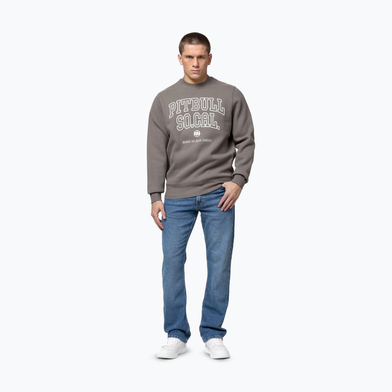 Vyriškas džemperis Pitbull So Cal Crewneck taupe 2
