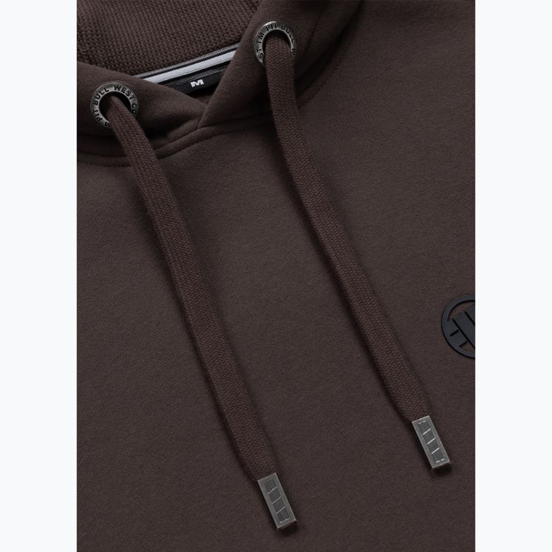 Vyriškas džemperis Pitbull Small Logo Hooded dark chocolate 3