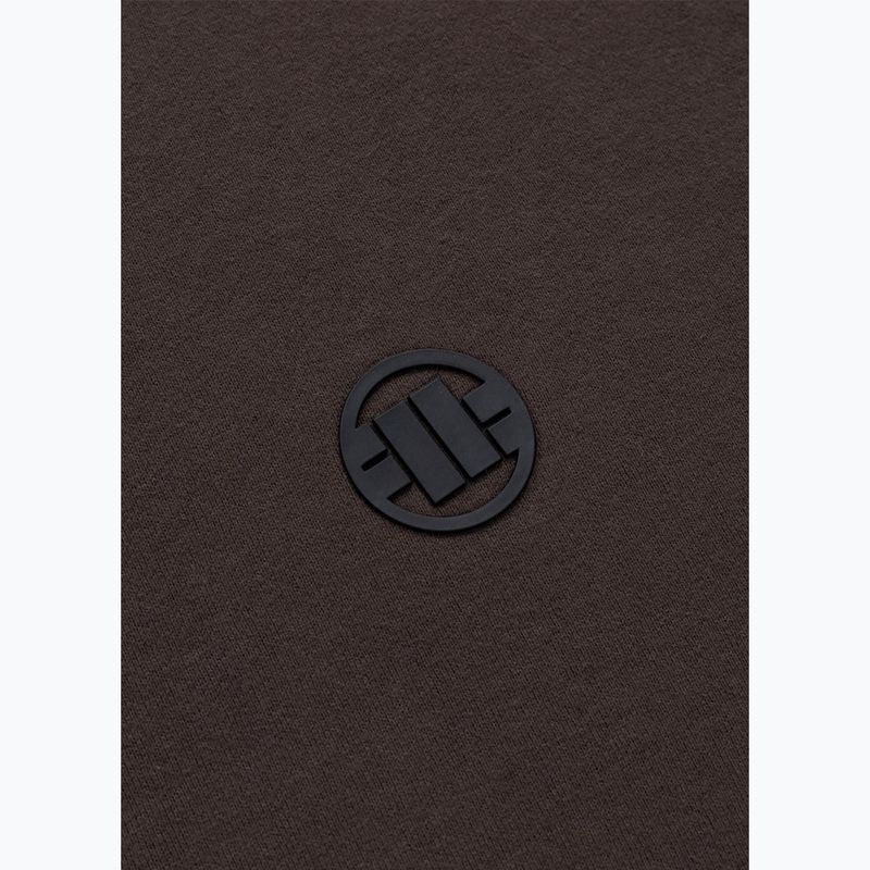 Vyriškas džemperis Pitbull Small Logo Hooded dark chocolate 4