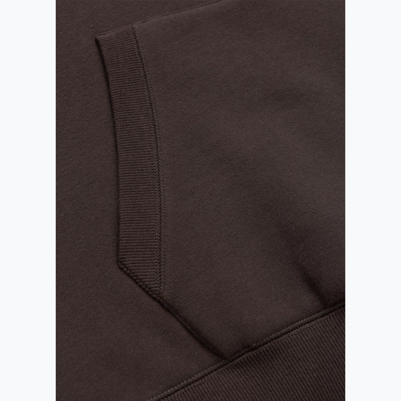 Vyriškas džemperis Pitbull Small Logo Hooded dark chocolate 6