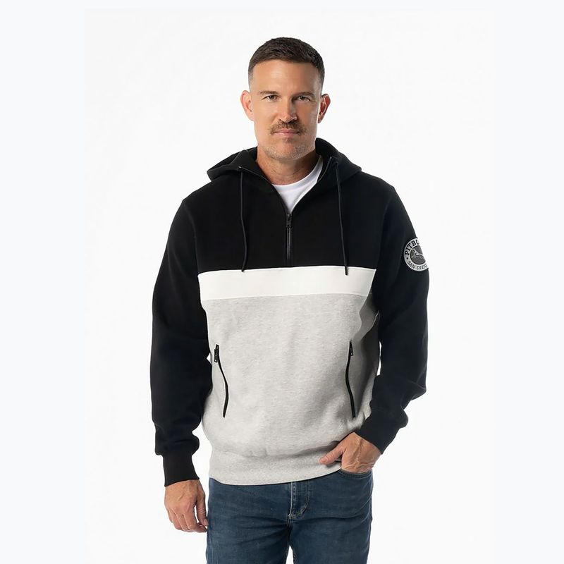 Vyriškas džemperis Pitbull Gibson Hooded black/grey melange
