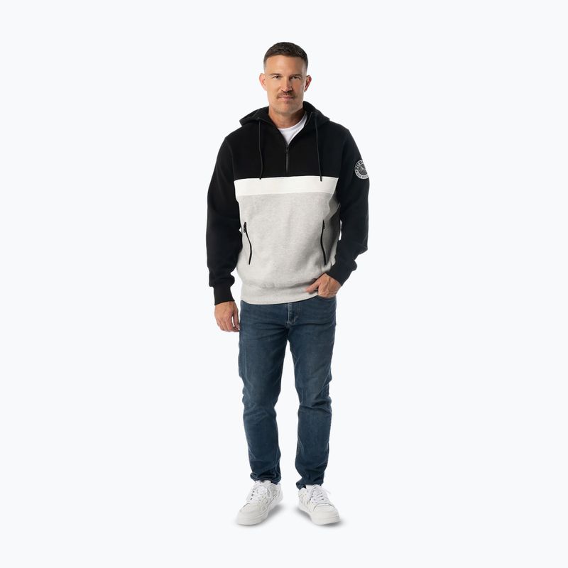 Vyriškas džemperis Pitbull Gibson Hooded black/grey melange 2