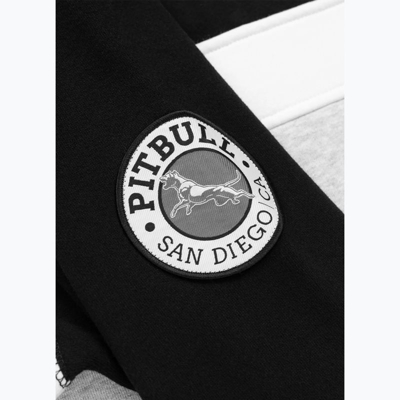 Vyriškas džemperis Pitbull Gibson Hooded black/grey melange 5