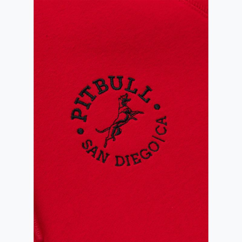 Vyriškas džemperis Pitbull San Diego Ca Hooded red 7