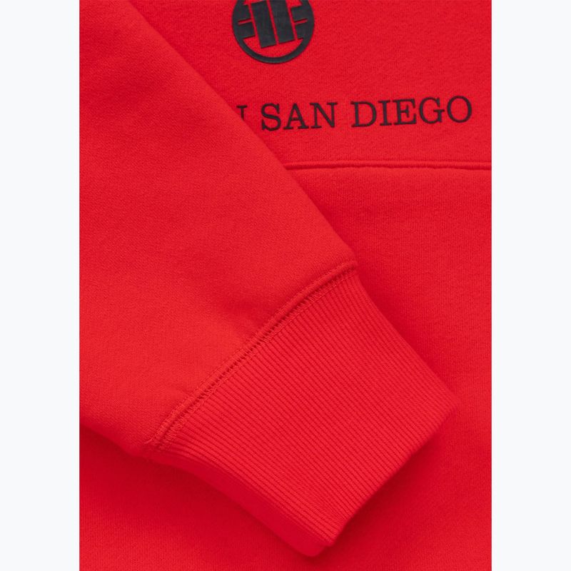 Vyriškas džemperis Pitbull So Cal Hooded fluorescent red 9