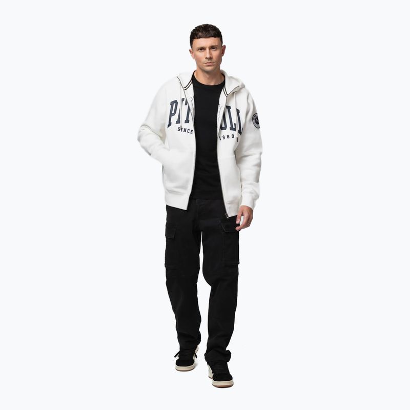 Vyriškas džemperis Pitbull Norton Hooded Zip off white 2