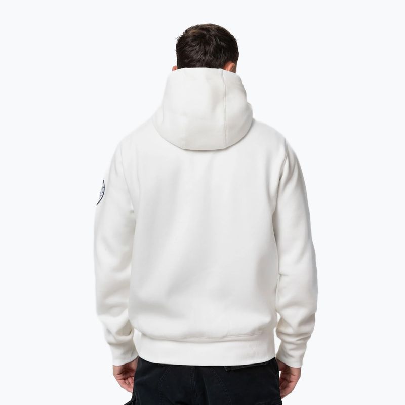 Vyriškas džemperis Pitbull Norton Hooded Zip off white 3