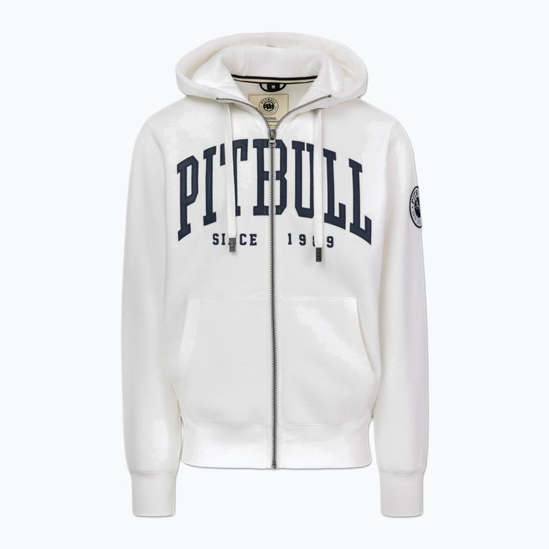 Vyriškas džemperis Pitbull Norton Hooded Zip off white 7