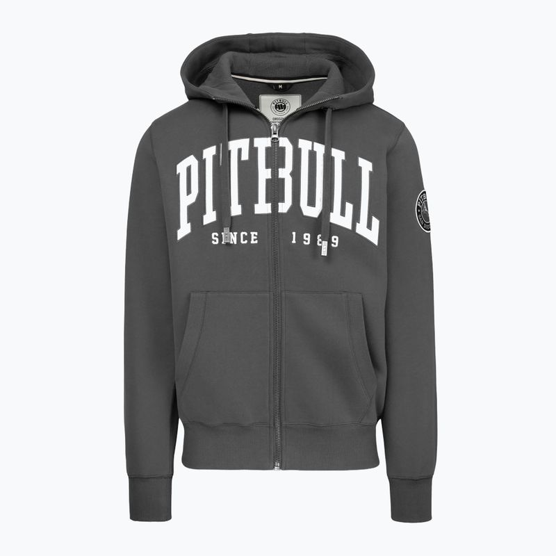 Vyriškas džemperis Pitbull Norton Hooded Zip graphite 5