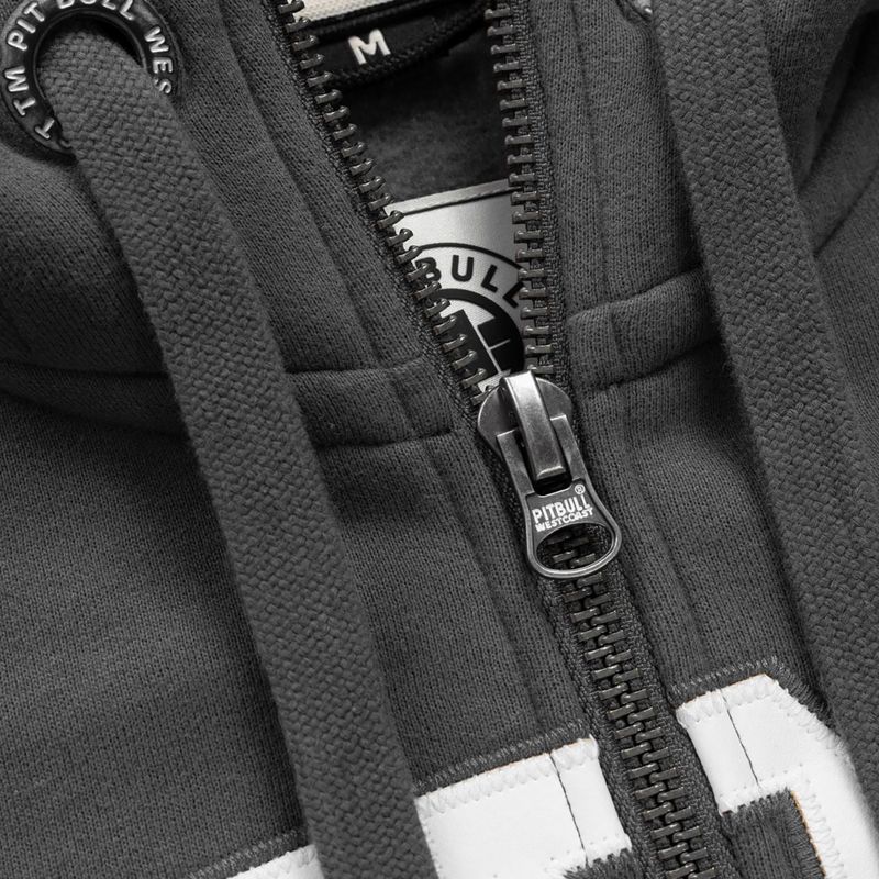 Vyriškas džemperis Pitbull Norton Hooded Zip graphite 8