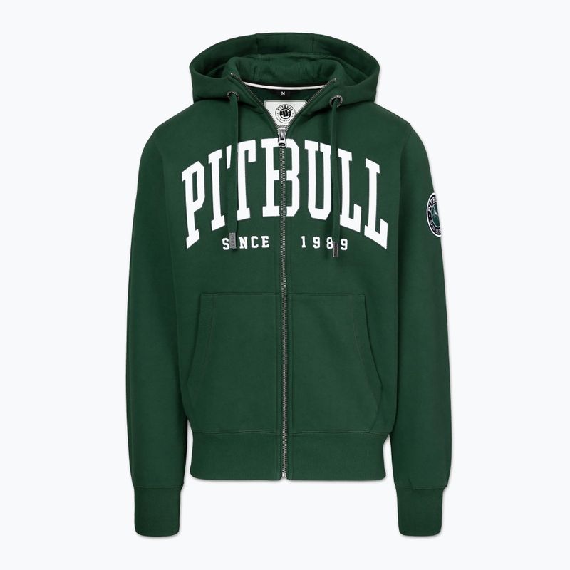 Vyriškas džemperis Pitbull Norton Hooded Zip hunter green 6