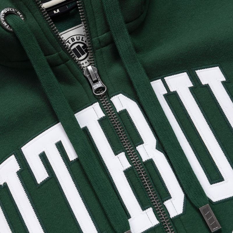 Vyriškas džemperis Pitbull Norton Hooded Zip hunter green 8