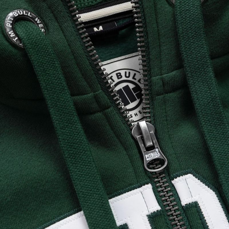Vyriškas džemperis Pitbull Norton Hooded Zip hunter green 9