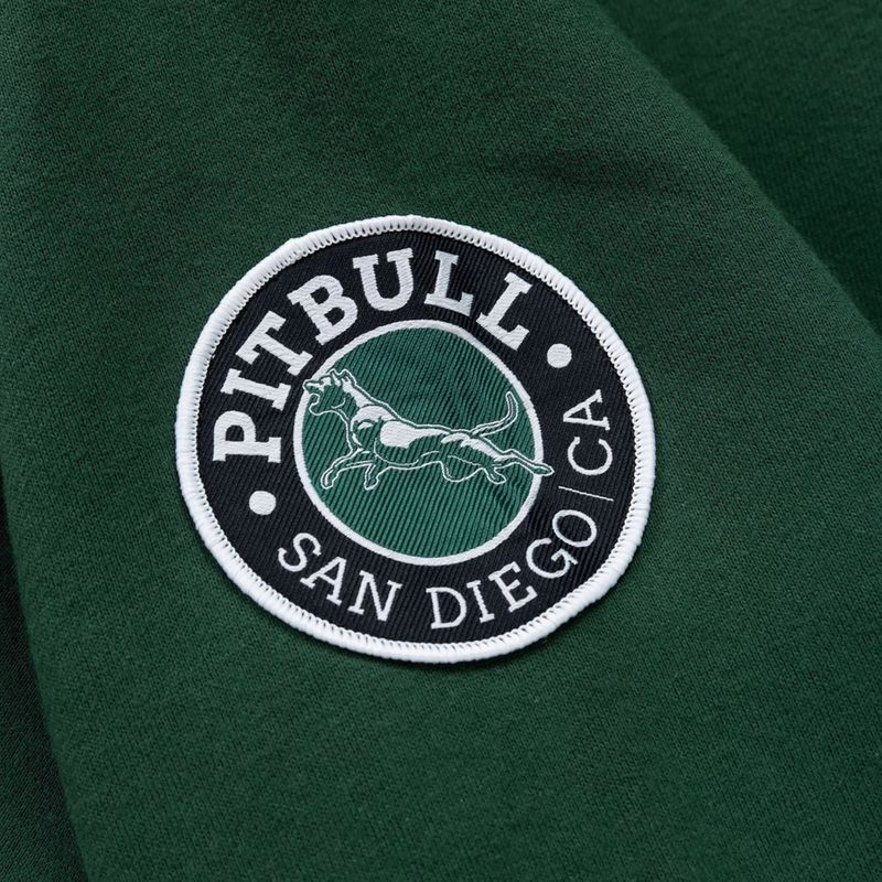 Vyriškas džemperis Pitbull Norton Hooded Zip hunter green 13
