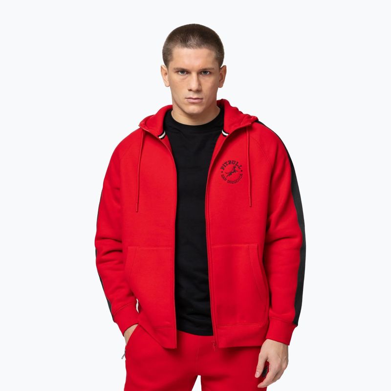 Vyriškas džemperis Pitbull San Diego Ca Hooded Zip red 4