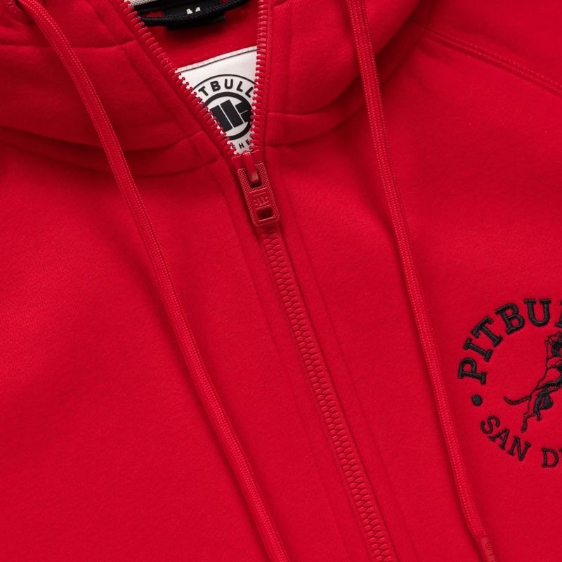 Vyriškas džemperis Pitbull San Diego Ca Hooded Zip red 8
