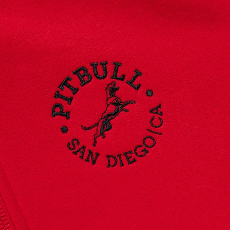 Vyriškas džemperis Pitbull San Diego Ca Hooded Zip red 11