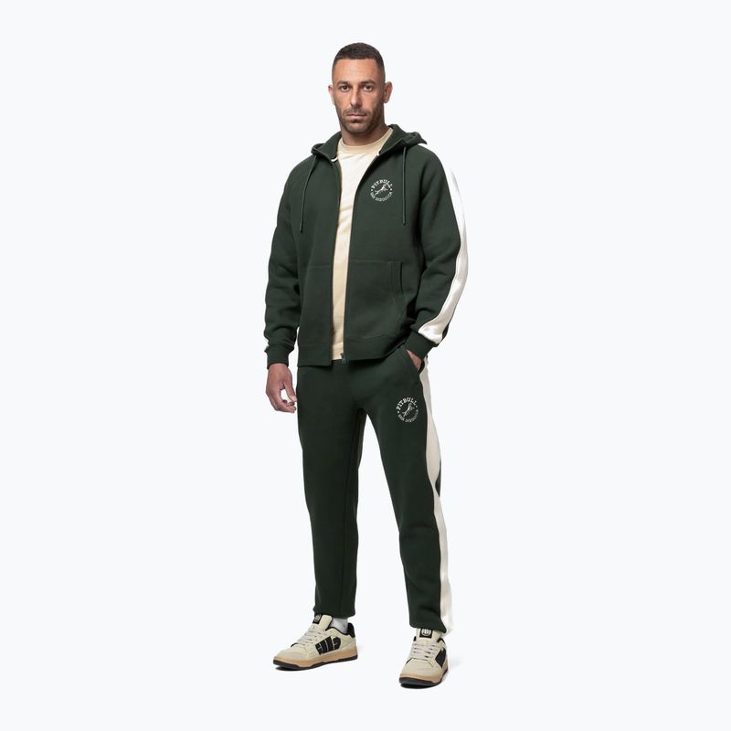 Vyriškas džemperis Pitbull San Diego Ca Hooded Zip dark green 2