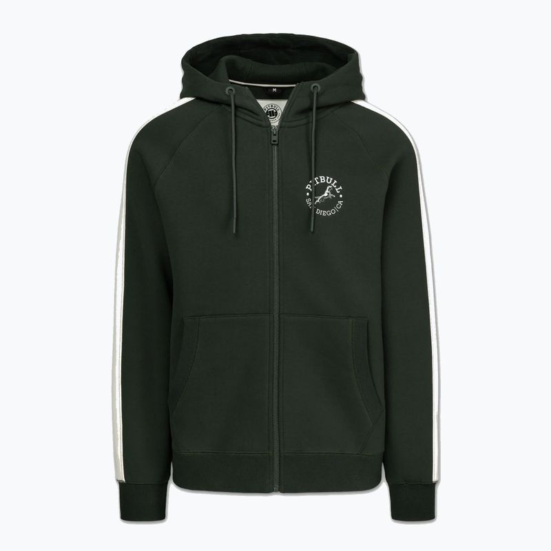 Vyriškas džemperis Pitbull San Diego Ca Hooded Zip dark green 4
