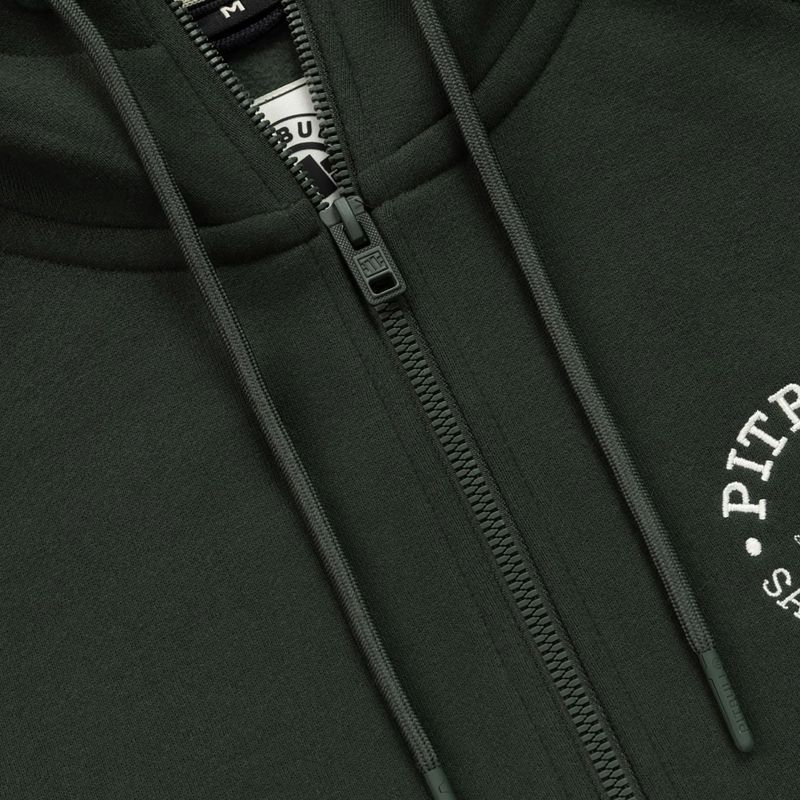 Vyriškas džemperis Pitbull San Diego Ca Hooded Zip dark green 6