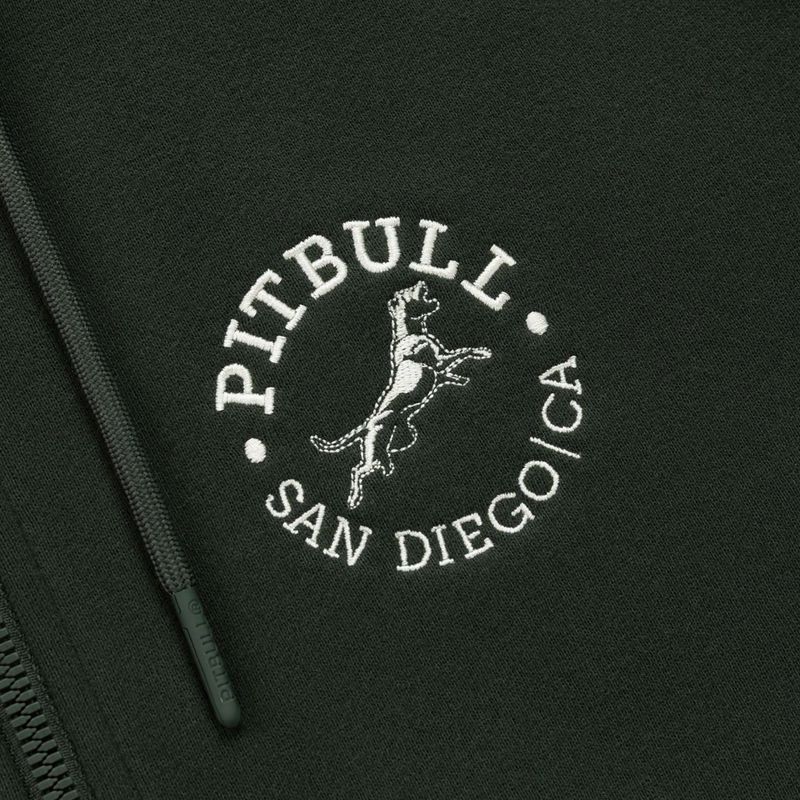 Vyriškas džemperis Pitbull San Diego Ca Hooded Zip dark green 9