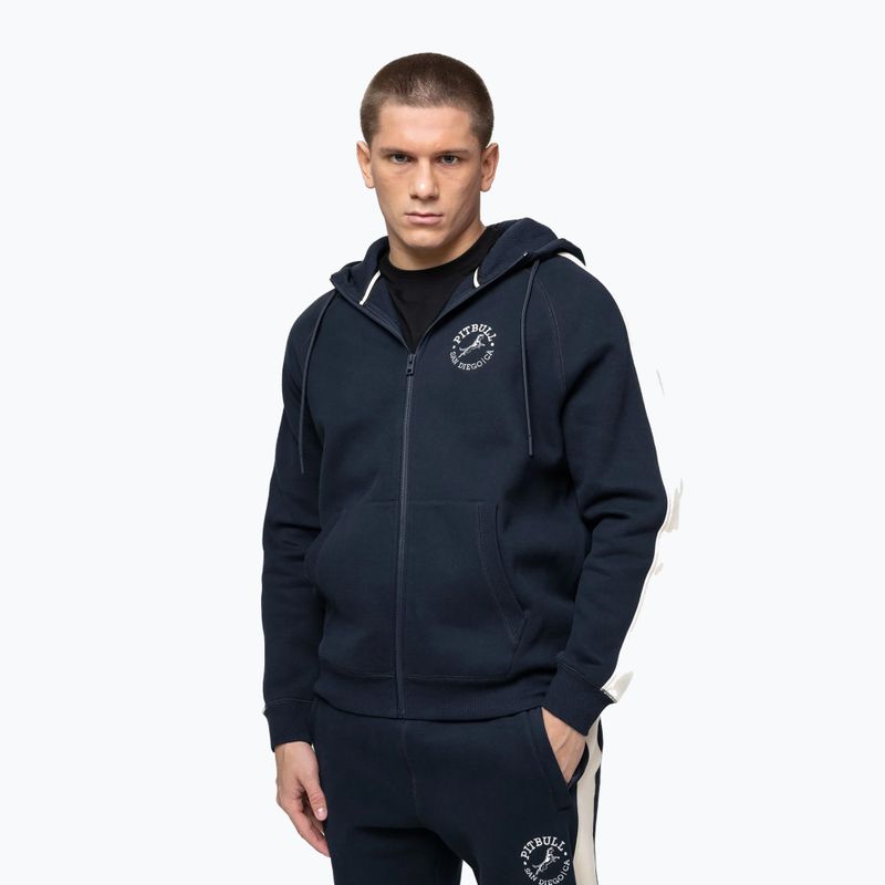 Vyriškas džemperis Pitbull San Diego Ca Hooded Zip dark navy/red 4