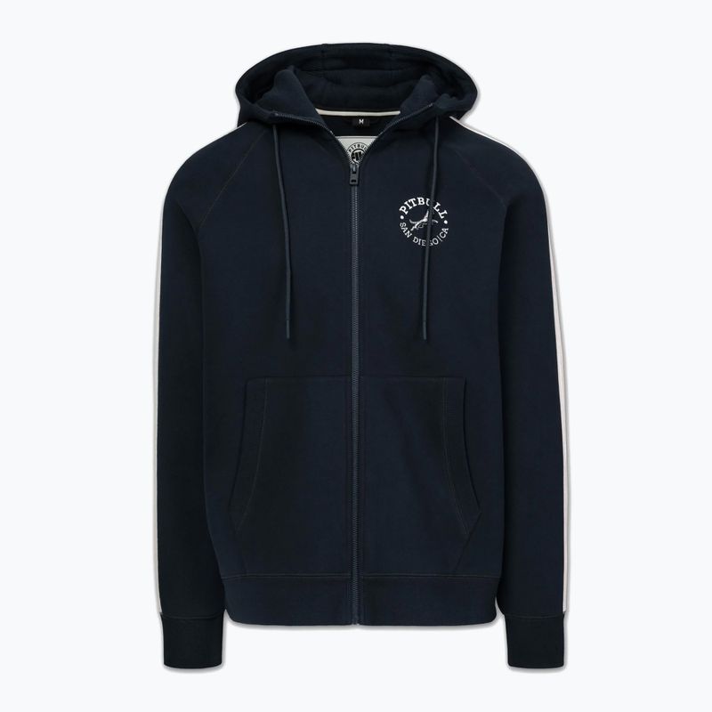 Vyriškas džemperis Pitbull San Diego Ca Hooded Zip dark navy/red 6