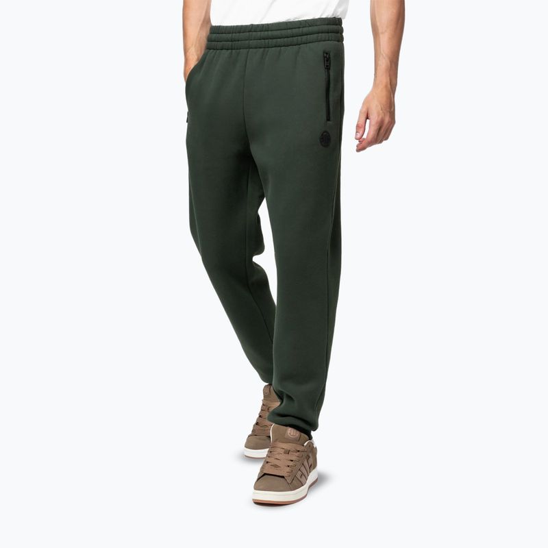 Vyriškos kelnės Pitbull Hilltop Track Hatton dark green 4