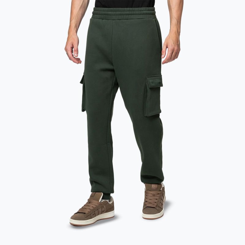 Vyriškos kelnės Pitbull Cypress Sport Cargo dark green 4
