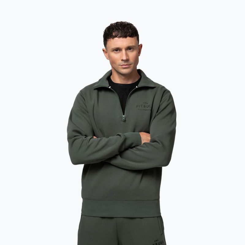 Vyriškas džemperis Pitbull Sampson HZ old green 4