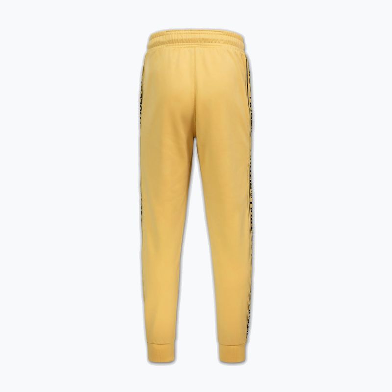 Vyriškos kelnės Pitbull Trackpants Tape Logo Terry Group pale yellow 6