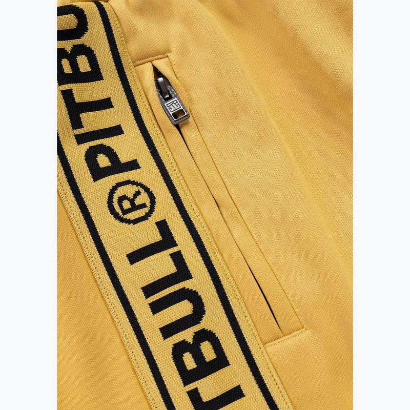 Vyriškos kelnės Pitbull Trackpants Tape Logo Terry Group pale yellow 8