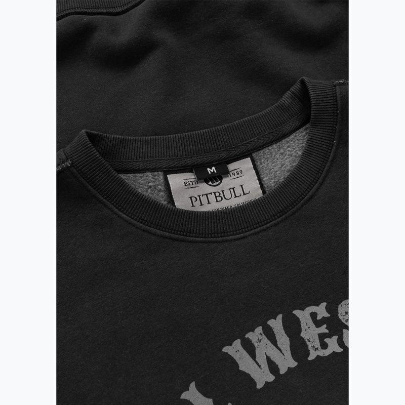 Vyriškas džemperis Pitbull Strenght & Respect Crewneck washed dark graphite 7