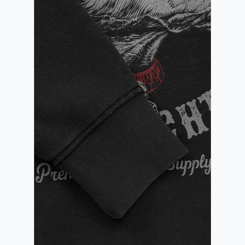 Vyriškas džemperis Pitbull Strenght & Respect Crewneck washed dark graphite 10