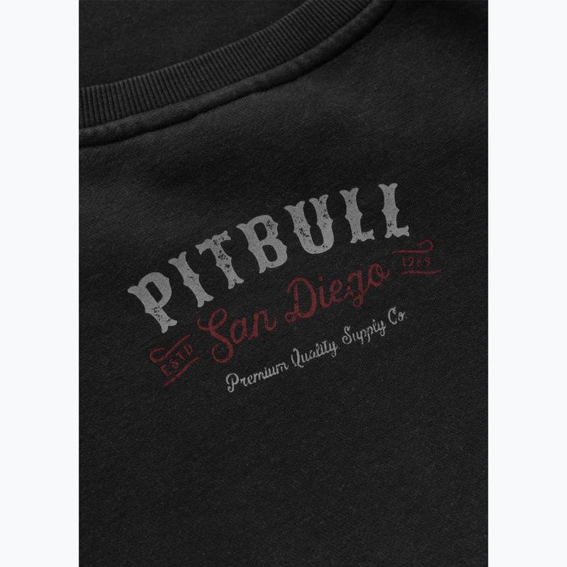 Vyriškas džemperis Pitbull Strenght & Respect Crewneck washed dark graphite 11