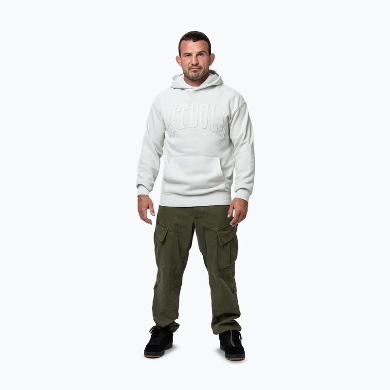 Vyriškas džemperis Pitbull Orlando Hooded white stone 2