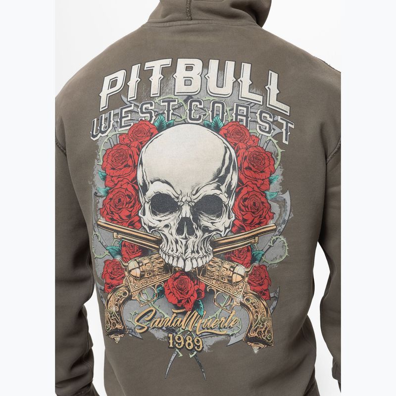 Vyriškas džemperis Pitbull Santa Muerte Hooded major olive 4