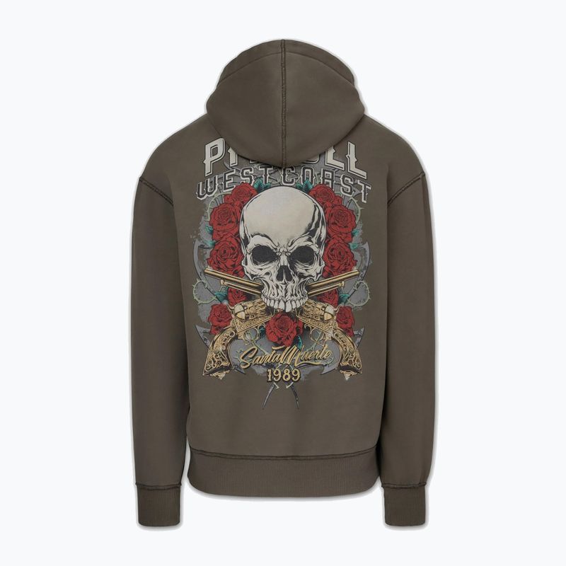 Vyriškas džemperis Pitbull Santa Muerte Hooded major olive 6