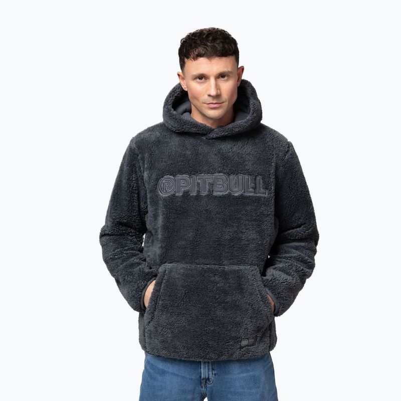 Vyriškas džemperis Pitbull Aragon Hooded graphite