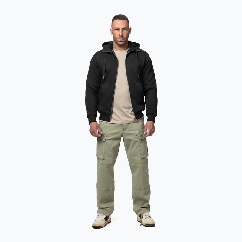 Vyriškas džemperis Pitbull Ruffin Detroit Hooded Zip black/black 2