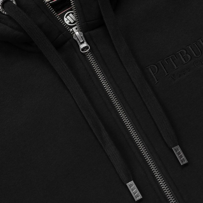 Vyriškas džemperis Pitbull Ruffin Detroit Hooded Zip black/black 8