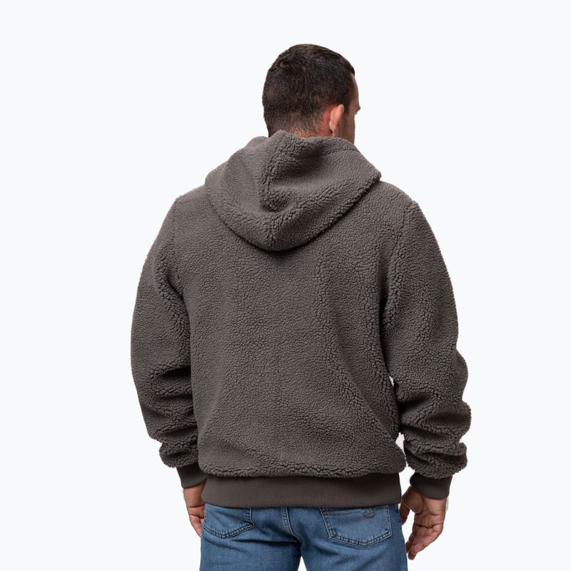 Vyriškas džemperis Pitbull Galaxy Hooded Zip taupe 3