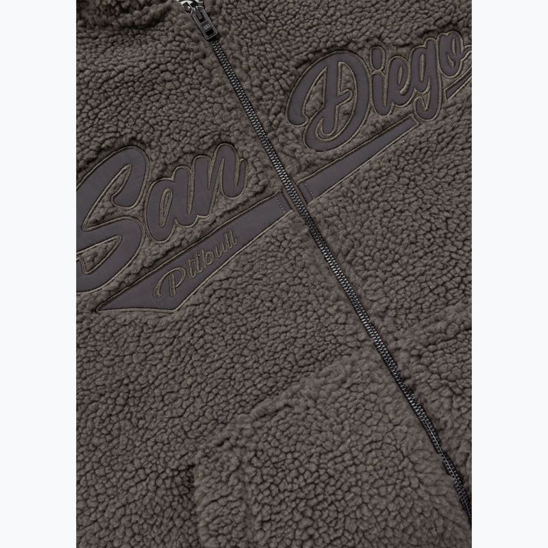 Vyriškas džemperis Pitbull Galaxy Hooded Zip taupe 8