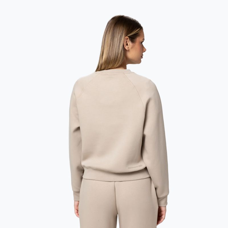 Moteriškas džemperis Pitbull Discovery Crewneck Sweatshirt cappuccino 3