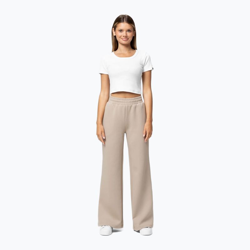 Moteriškos kelnės Pitbull Open Discovery Track Pants cappuccino 2