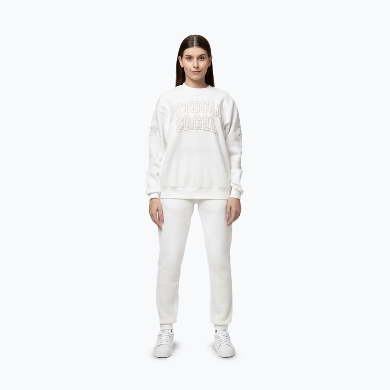 Moteriškas džemperis Pitbull Crewneck Fiora off white 2