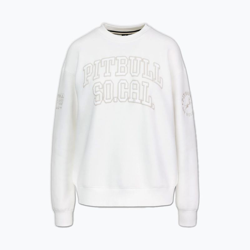 Moteriškas džemperis Pitbull Crewneck Fiora off white 4